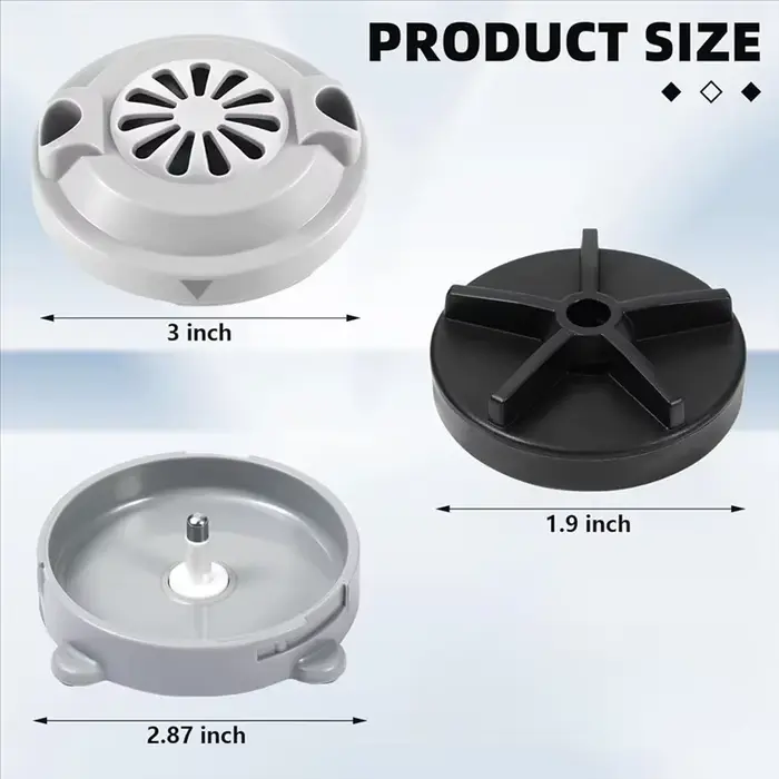 LURACO Jet Motor pédicure spa baignoires tête de Jet magnétique avec couvercle d'hélice 4 broches
