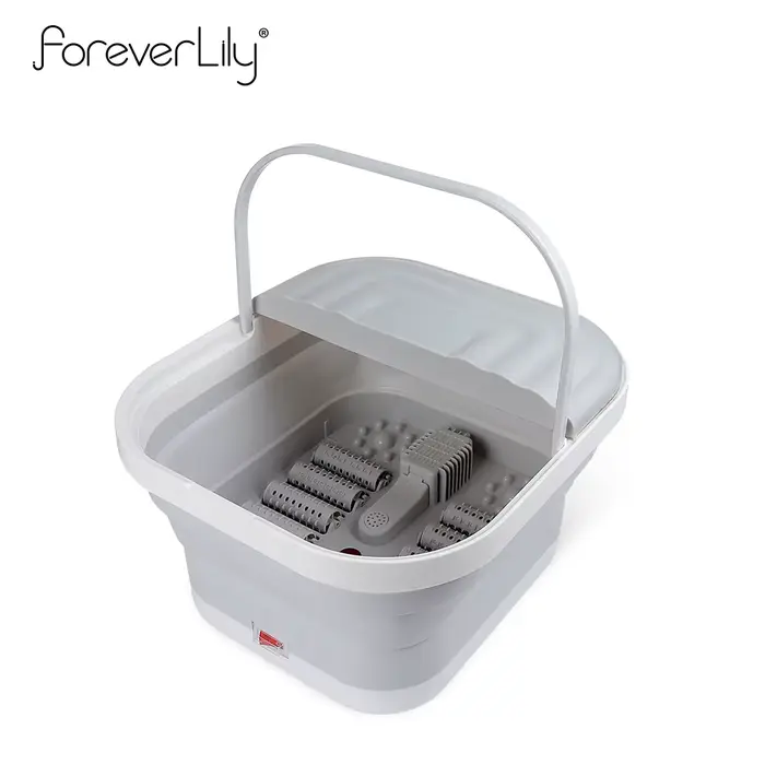 Baignoire de massage des pieds portable, thermostatique, valide pour la maison, favorise l'émulation