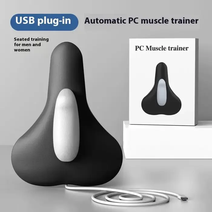 1 appareil électrique d'entraînement de force pelvien assis sur le dessus pour hommes – Améliorez vos muscles pelviens.