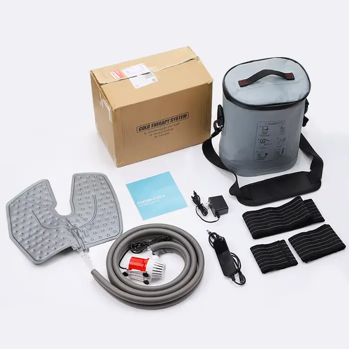 Appareil portable de thérapie par eau froide circulante pour genoux, épaules et jambes, compression 