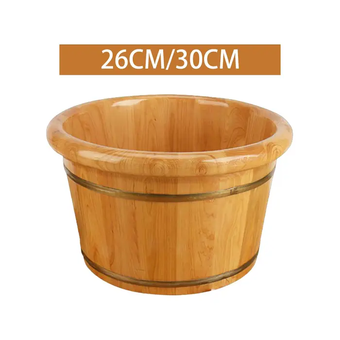 Baignoire à pieds en bois