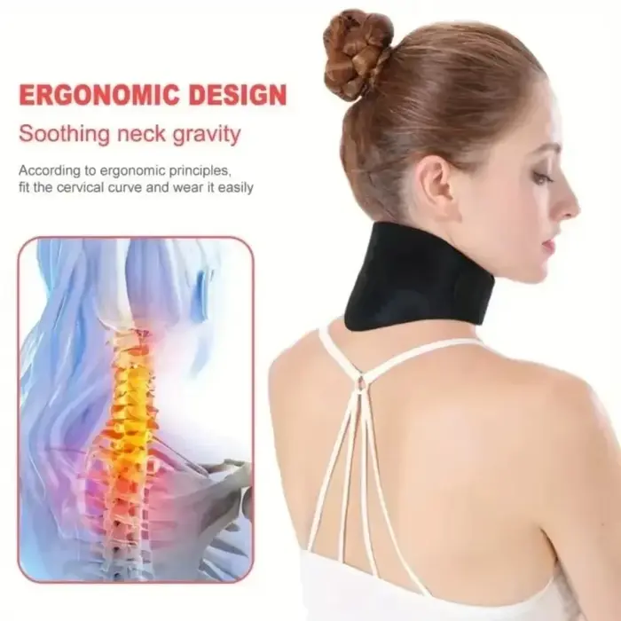 Oreiller cervical Portable moyen et doux pour le cou
