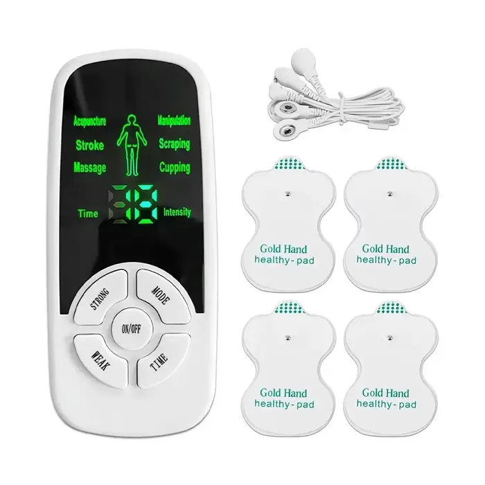 Masseur de cou musculaire Tens de santé, Machine de thérapie numérique électrique pour le dos, stimu