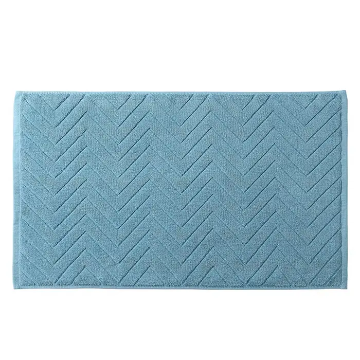 Inyahome tapis de bain de luxe serviette de sol 100% coton absorbant hôtel SPA tapis de douche lavab
