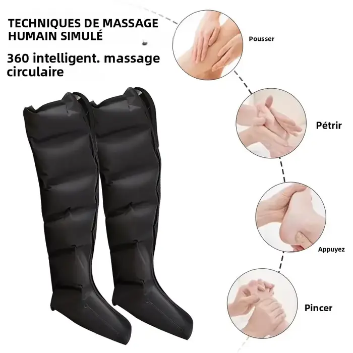 Masseur de jambes à pression d'air