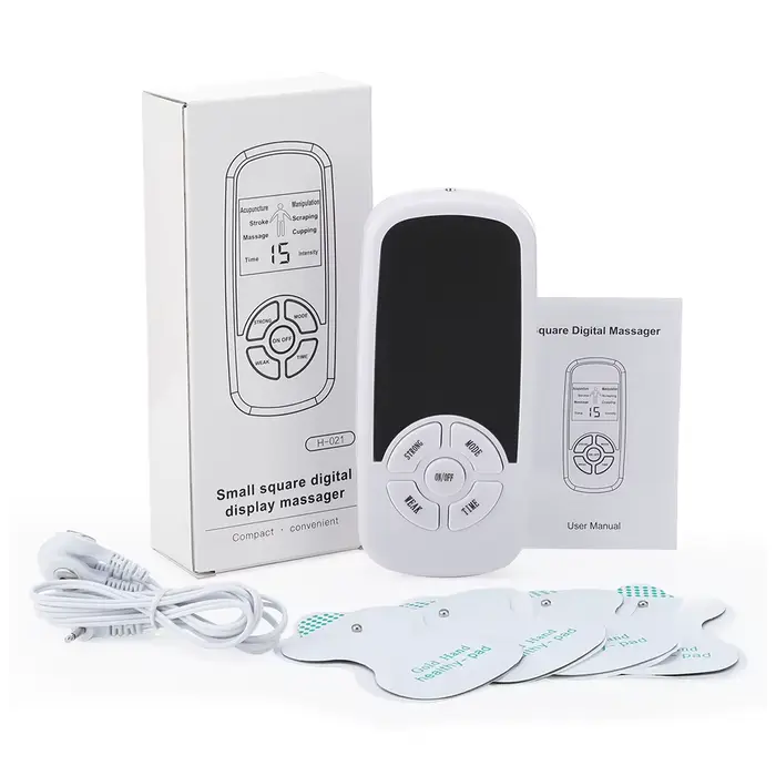 Machine de Massage électrique Tens, masseur corporel EMS, stimulateur musculaire, vibrateurs, électr