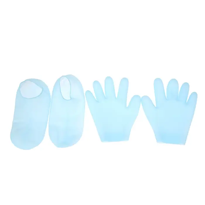 Masque pour les pieds Anti-fissure en Silicone SPA, ensemble de masques pour les pieds et les mains,