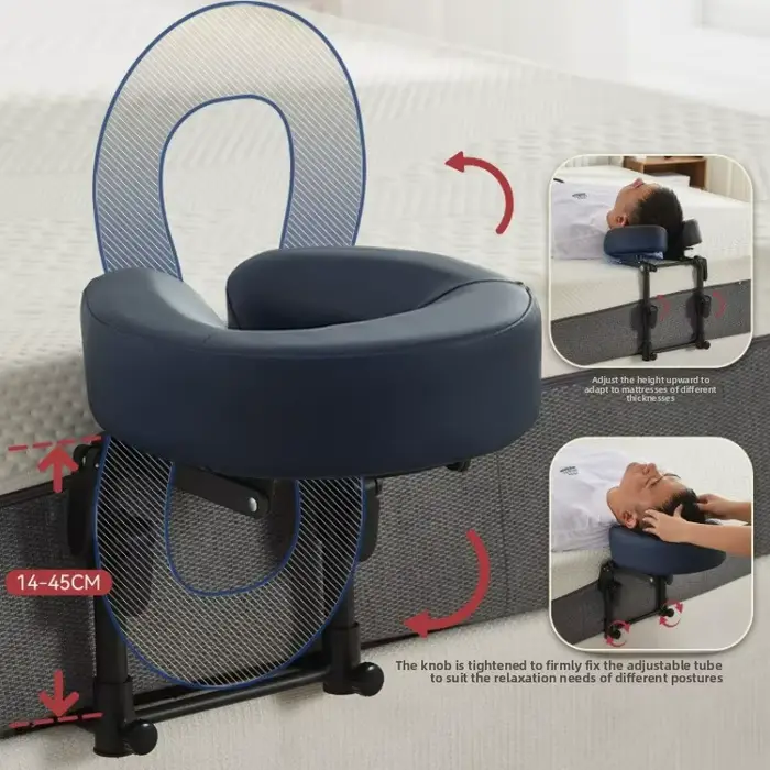 Kit de repose-tête de Massage pour matelas de lit avec oreiller facial en mousse à mémoire de forme pour Salon SPA