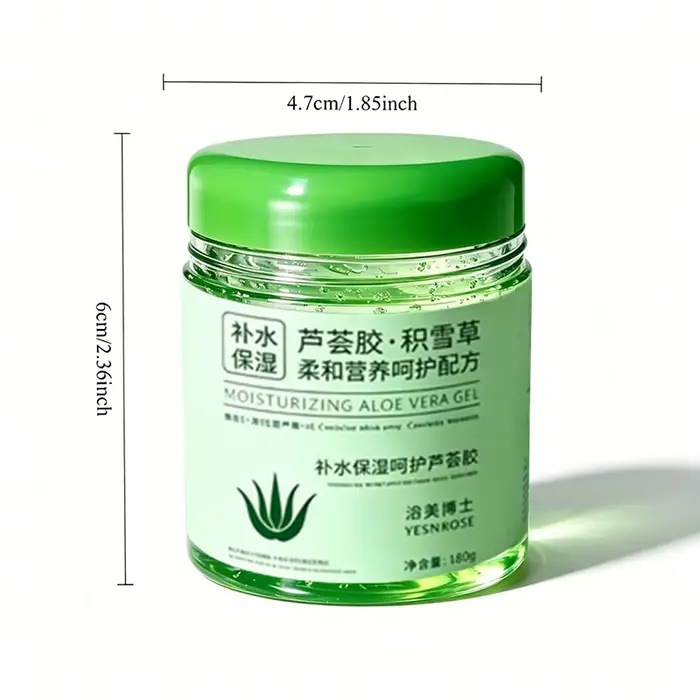 Gel d'aloe vera et de centella asiatica