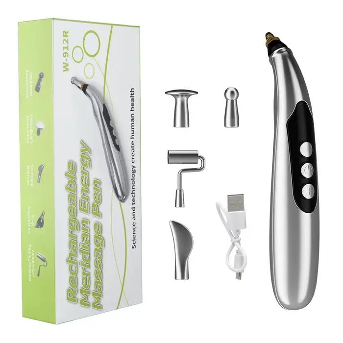 Stylo d'acupuncture électronique rechargeable