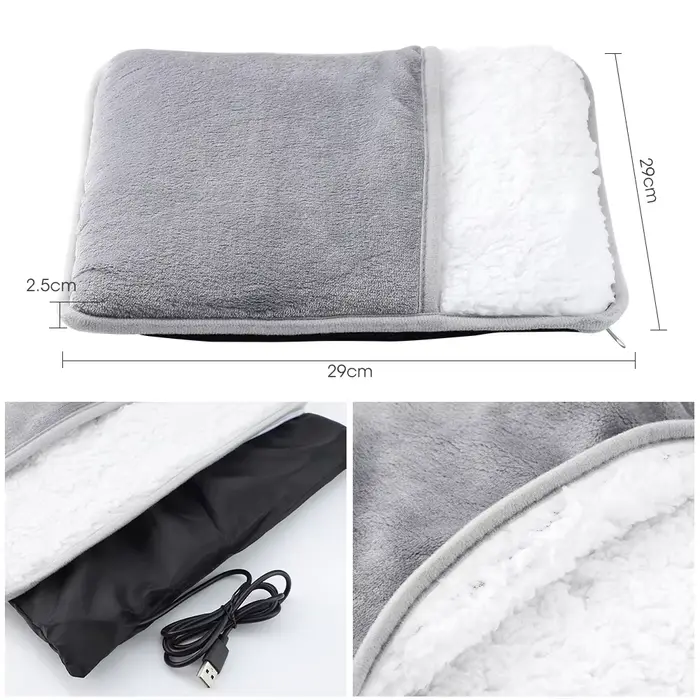 Coussin chauffant électrique pour les pieds