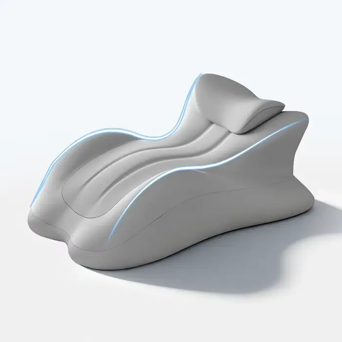 Coussin ergonomique multi-positions en mousse à mémoire de forme pour lecture sur le ventre
