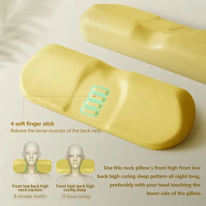 Oreiller cervical, oreiller de contour en mousse à mémoire de forme