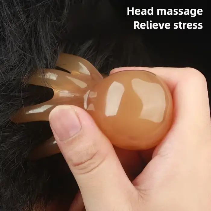 Peigne de Massage en résine poulpe