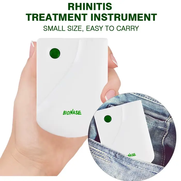 Nez rhinite sinusite traitement thérapie nez Massage fièvre de foin basse fréquence impulsion Laser éternuement Machine