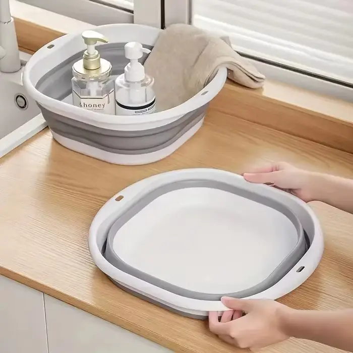 Bassin de bain de pieds pliable
