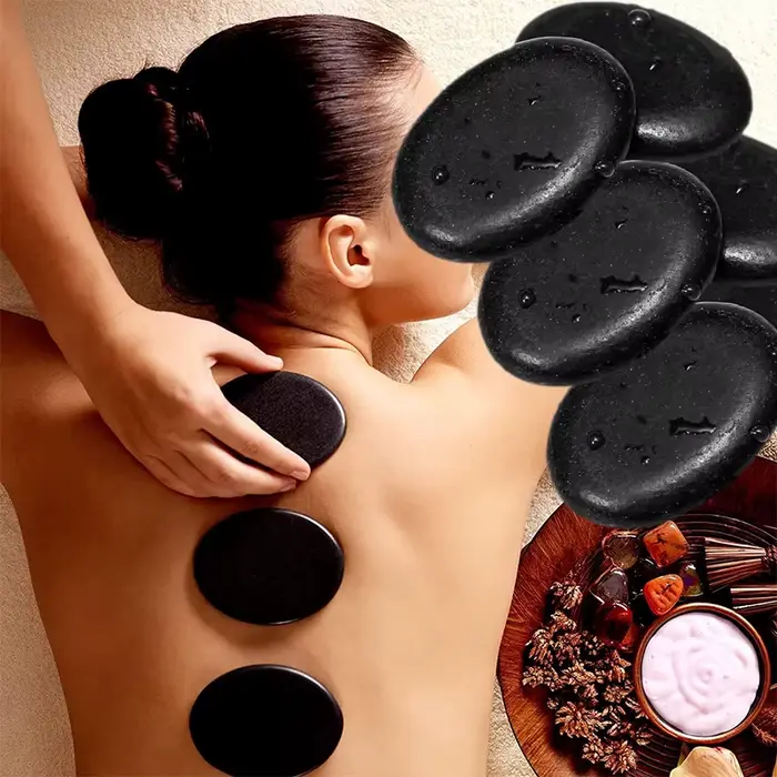 12 pièces pierres de Massage chaudes Rock plus chaud Spa masseurs