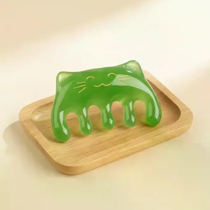 Peigne de massage Gua Sha pour le cuir chevelu et les méridiens