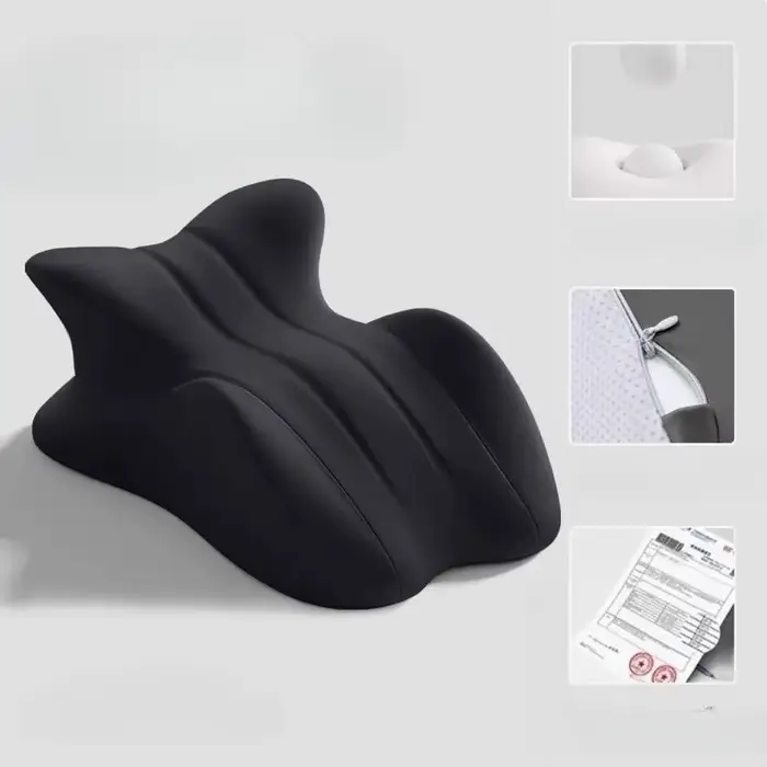 Oreiller compensé multi-positions en mousse à mémoire de forme, oreiller sujet ergonomique avec hous