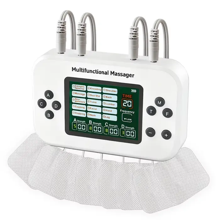 Stimulateur musculaire TENS 4-en-1