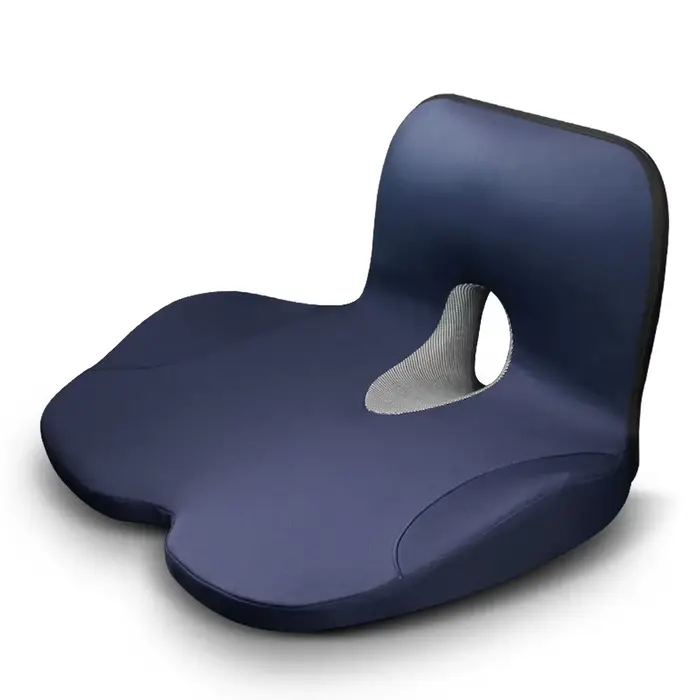 Coussin de siège en mousse à mémoire de forme, ensemble d'oreillers de soutien pour la taille et le 