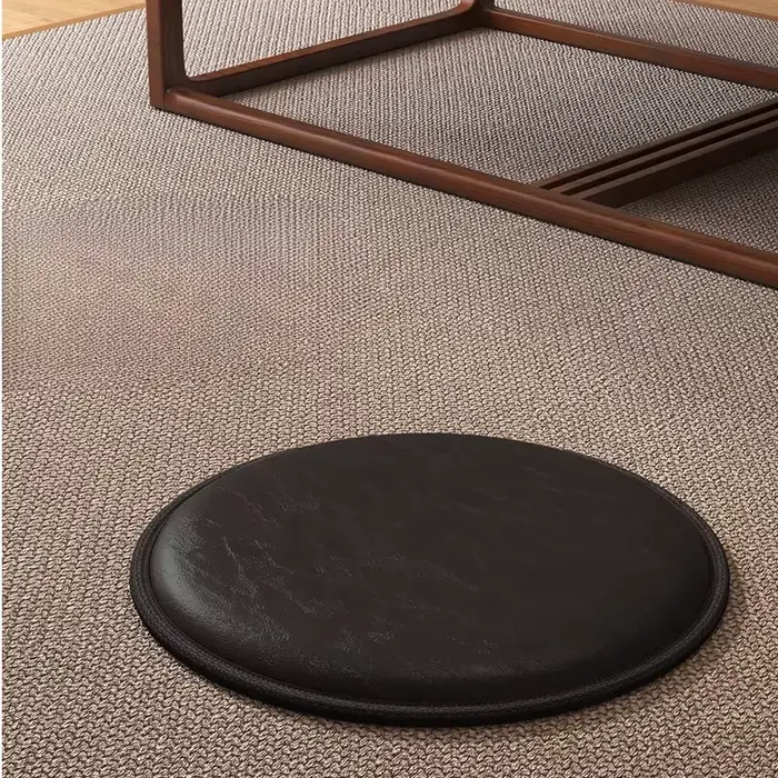 Coussin à mémoire de forme rond de style japonais professionnel de qualité supérieure, technologie d