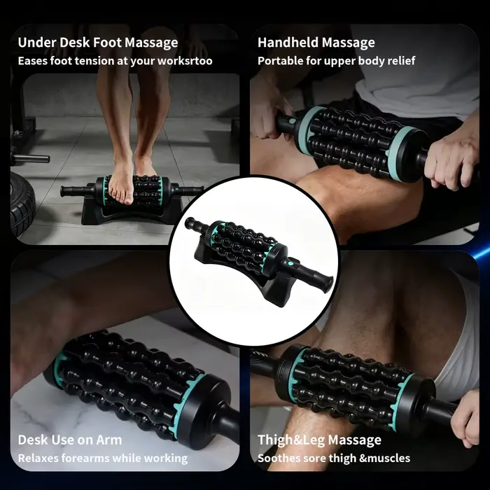 Rouleau de massage électrique pour relaxation musculaire profonde