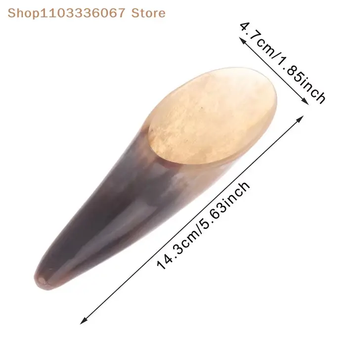 【HLS】【HB】Outil de massage Gua Sha en corne de buffle naturelle