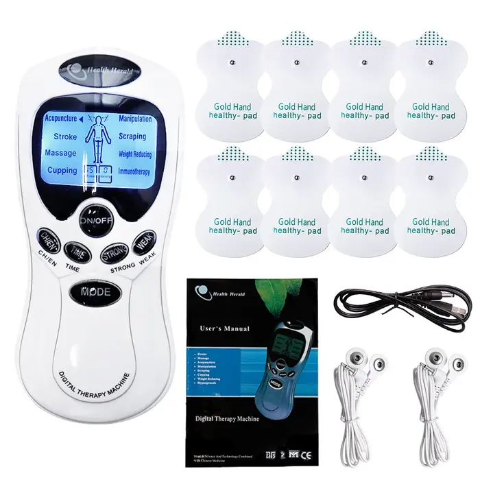 Instrument de Massage électrique Tens à double sortie