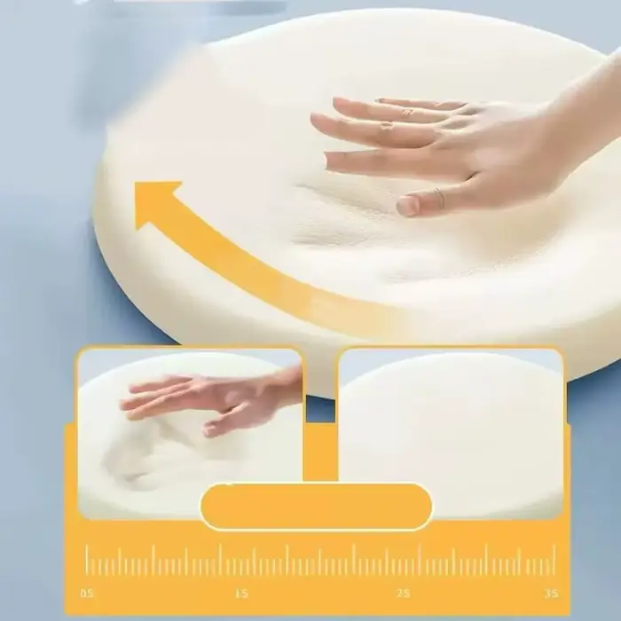 Coussin de siège rond confortable en mousse à mémoire de forme