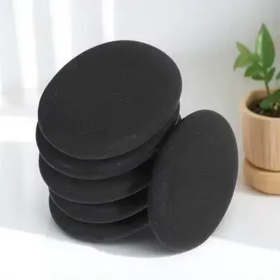 6 pierres volcaniques pour massage à chaud, pour la relaxation musculaire du dos et du cou, rétentio