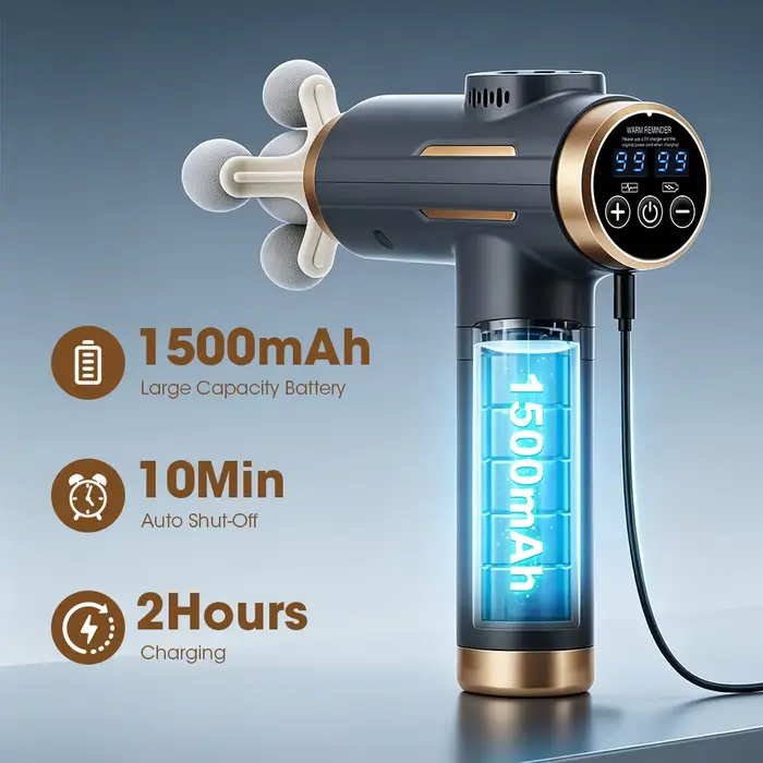 Pistolet de massage à percussion 24W 3200 tr/min