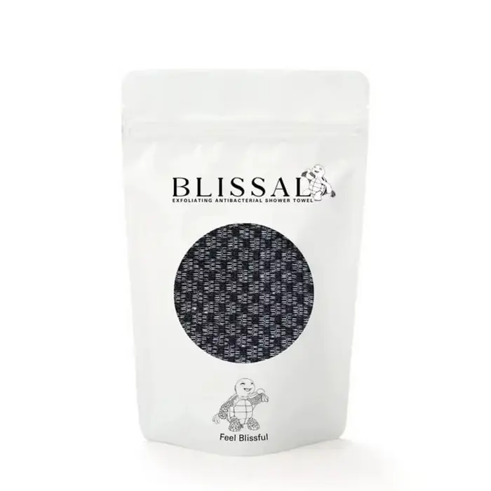 Serviette exfoliante, serviette de douche exfoliante, gant de toilette extra long pour hommes et fem