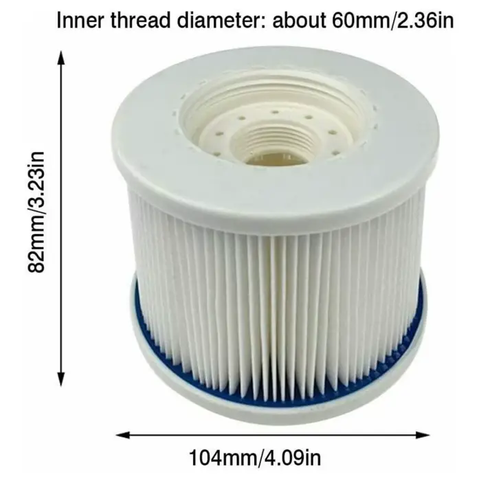 Cartouche à visser pour filtre de spa Avenli Clever, type 5, pour pompes multi-pompes, accessoires d