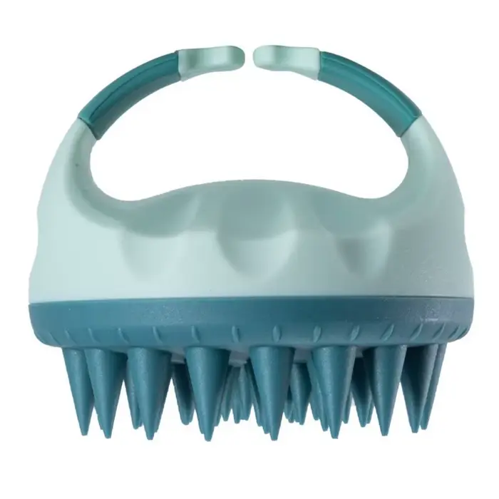 Brosse de massage du cuir chevelu en silicone doux, respectueuse de la peau, pour le lavage des chev