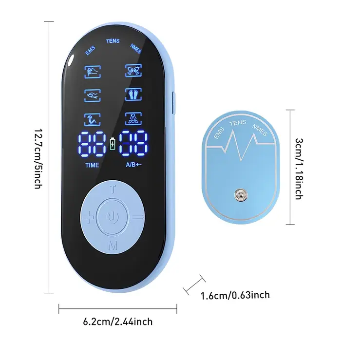 EMS NMES TENS masseur de corps électronique stimulateur musculaire 18 Modes 30 intensités