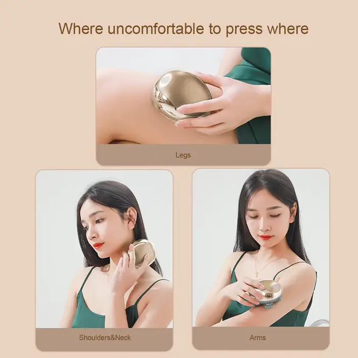 Mini Machine de Massage de tête en Silicone pour cuir chevelu