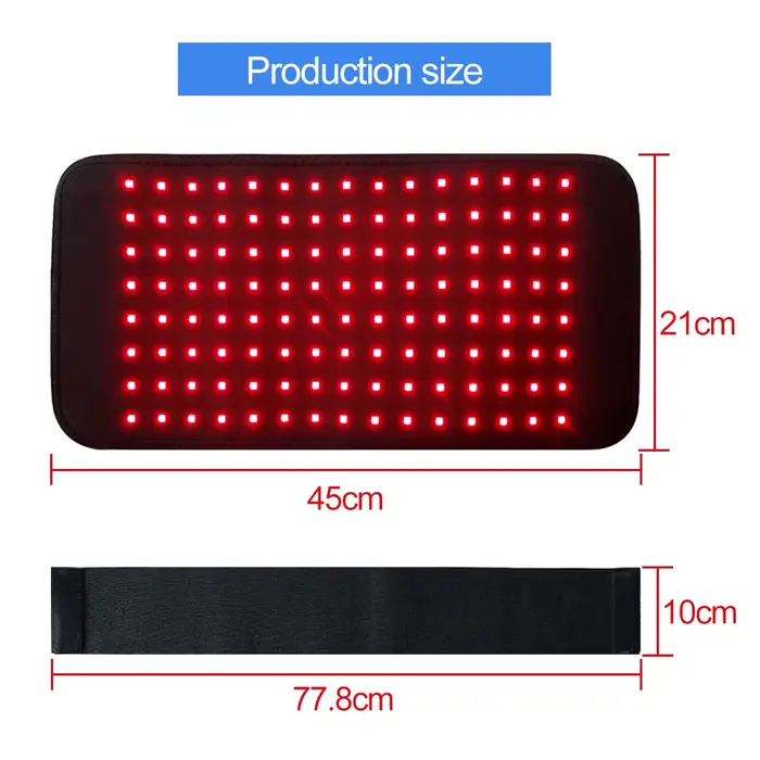 Coussin de thérapie par lumière infrarouge LED 3 en 1