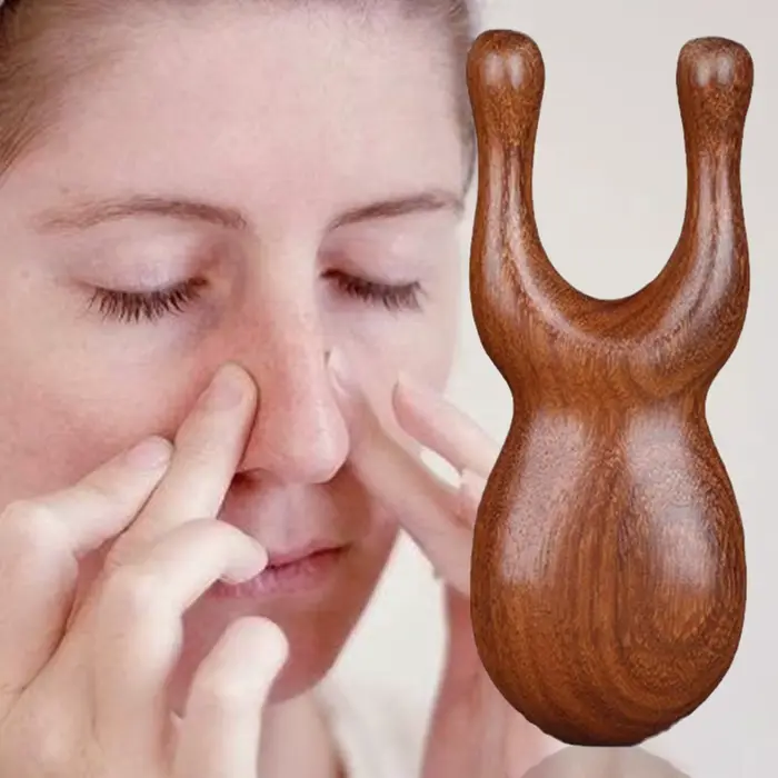 Masseur de cuir chevelu en bois de santal