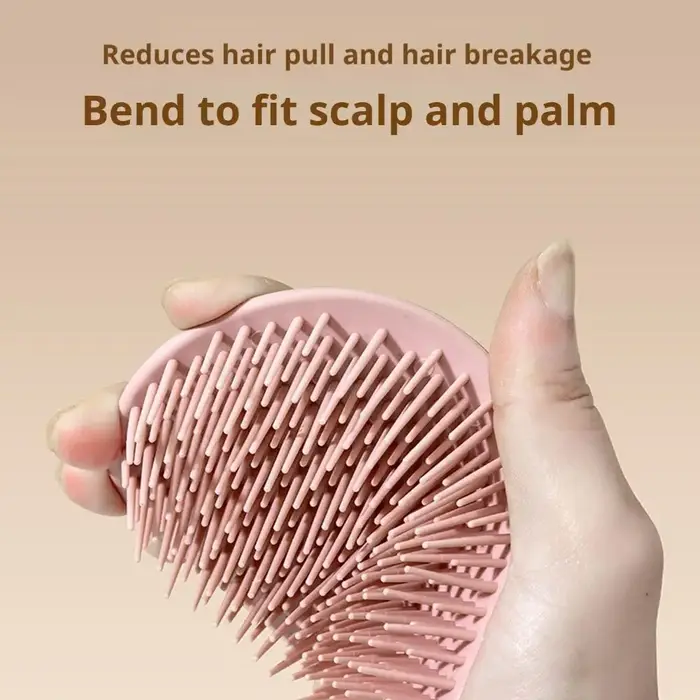 Masseur capillaire pour le soin des cheveux, brosse à shampooing et exfoliant pour tous types de cheveux, relaxant et exfoliant