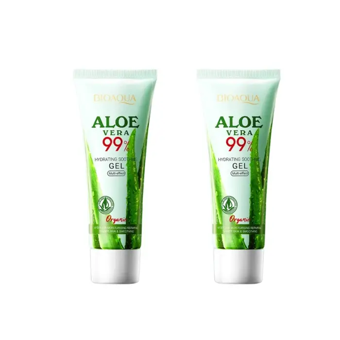 BIOAOUA Gel d'aloe vera 100 % naturel pour le visage et le corps