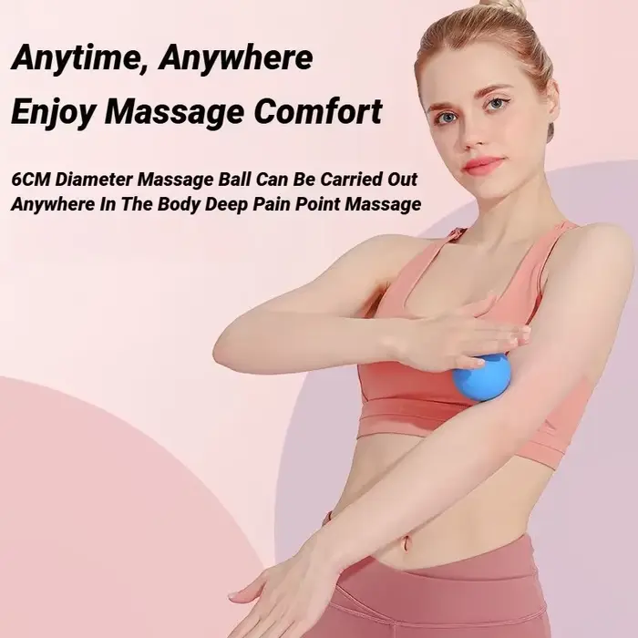 Balle de massage TPE 6CM pour relaxation musculaire profonde