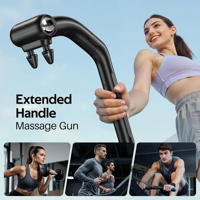 Pistolet de massage à double tête