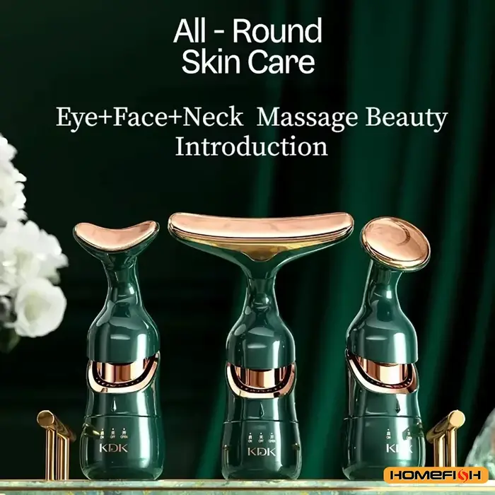 HOMEFISH 3 en 1 dispositif de Lifting du visage cou Massage des yeux
