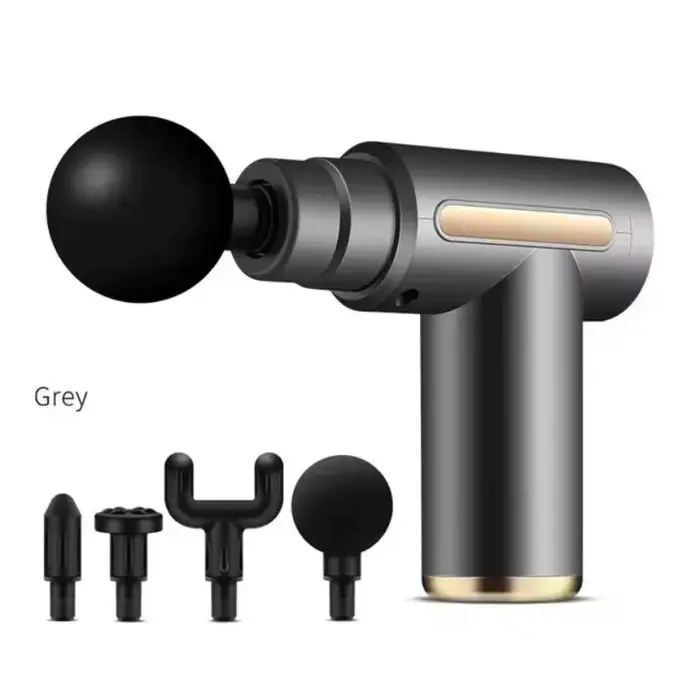 Pistolet de massage électrique, outil de massage à percussion pour tissus profonds de 4 pièces, déte