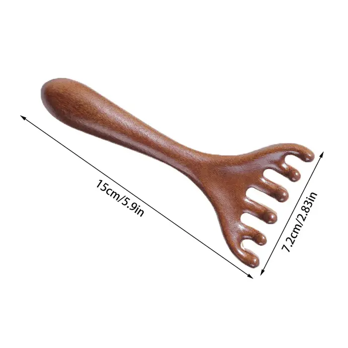 Tête de peigne en bois de cerf