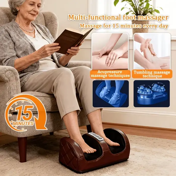 Nouveau masseur électrique multifonctionnel pour les pieds et les jambes. Massage ciblé des points d