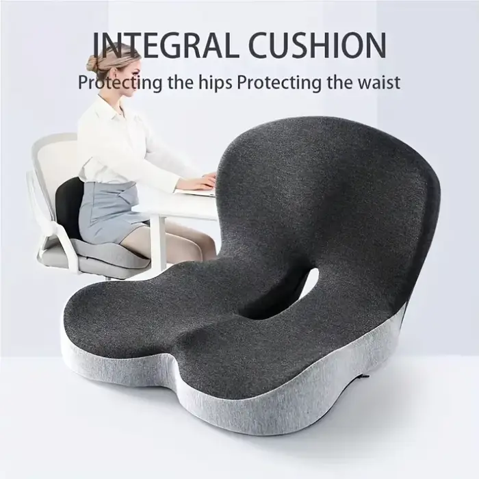 Coussin de siège ergonomique avec dossier