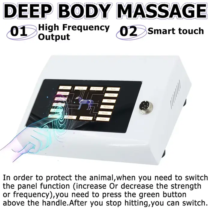 Machine de thérapie par ondes de choc pour soulager la douleur des chevaux et des animaux, machine de massage professionnelle à ondes de choc multi-usages, 300MJ, nouvelle
