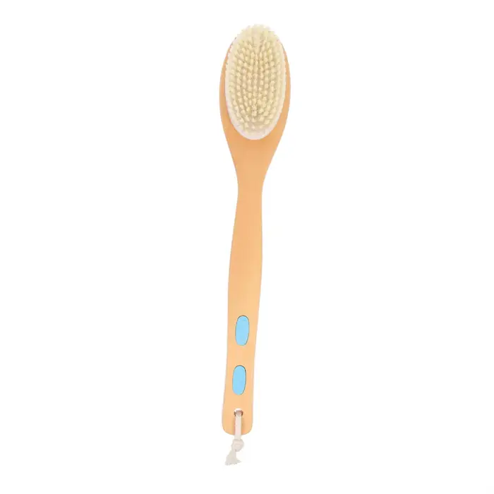 Peau sèche bois corps brosse Exfoliation poils naturels dos